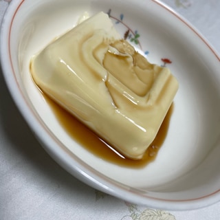 寒天の豆乳プリン風